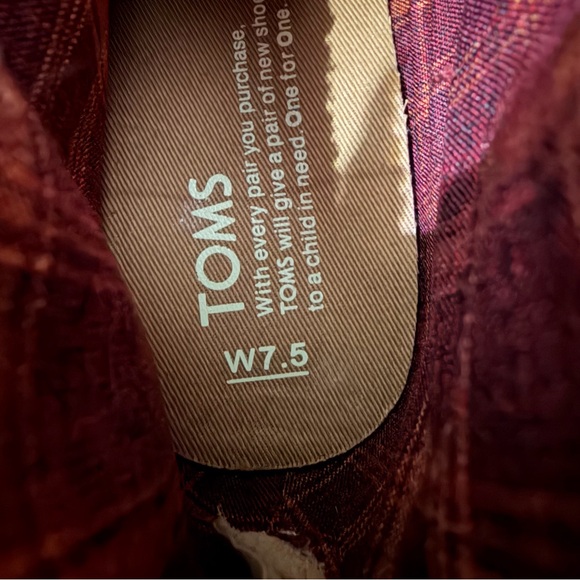 Toms Brown Leather Leila Ankle Boots Size 7.5 - Picture 8 of 8